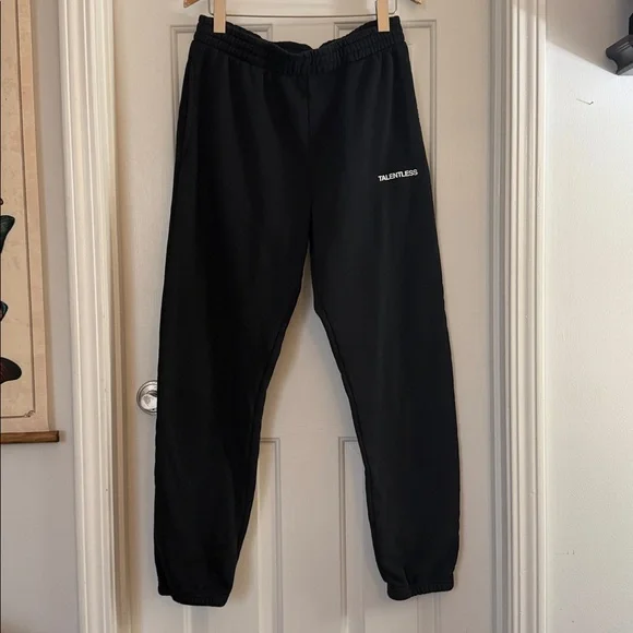 Talentless women’s lightweight sweatpants phantom black large - Picture 2 of 5